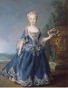 Alexis Simon Belle Portrait of Mariana Victoria of Spain oil painting on canvas